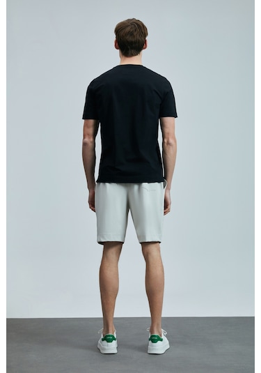 Lufian Erkek T Shirt 111020243 Siyah Siyah