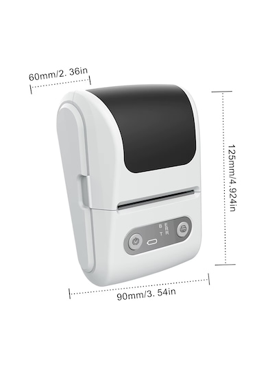 Mpia P1 Etiket Yazıcısı Termal Kablosuz Eleph-label App Android İos