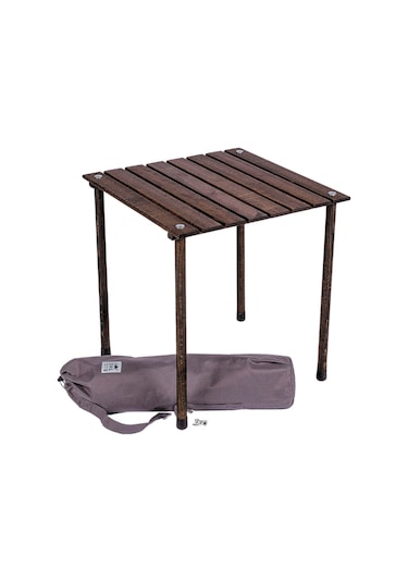 Bag The Joy Ahşap Masa Sandalye Seti Antrasit-lacivert-50 50 50cm Kahverengi - Lacivert