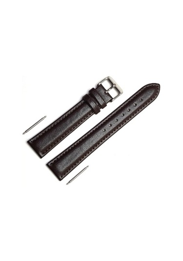 Av.Koyu Kahve (Pu) Deri Saat Kordonu Kayışı 18 Mm