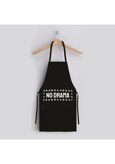 No Drama Mutfak Önlüğü Keten Kumaş, Uluslararası Yıkama Ve Solmama Sertifikası Çok Renkli