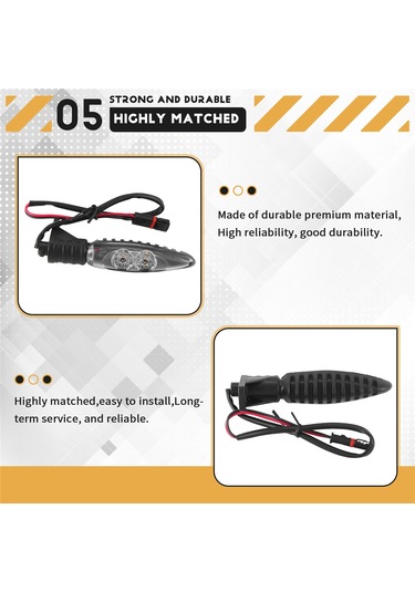 Synodicmonth Bmw R1200gs Adv F650gs R1200r S1000r S1000rr F800gs K1300s G310r/gs Sinyal Lambası Dönüş Sinyalleri Led Göstergeler Ön