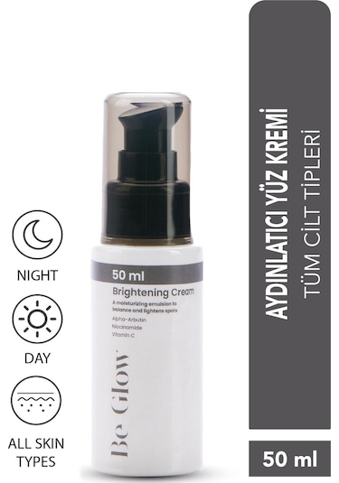 BeGlow Brightening Leke Karşıtı Aydınlatıcı Yüz Kremi 50 ML