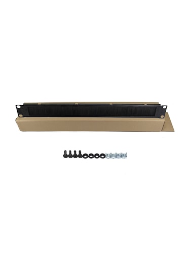Amp Connect 19" 1U Fırçalı  Organizer