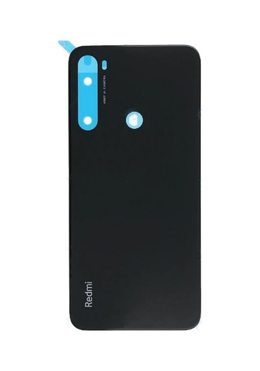 Xiaomi Redmi Note 8 Siyah Arka Pil Kapağı Batarya Kapağı Siyah