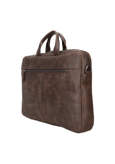 Soriel Leather Business Briefcase / Laptop Case 16" Çok Renkli