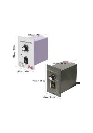 Maoyaya 400w Ac220v Abs Motor Hız Regülatörü - Işıklı Göstergeli Pinpoint Hız Kontrol Ünitesi