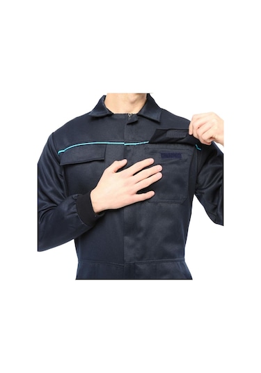 Şensel, Iş Tulumu -Eko.-, Lacivert -55E345- Iş Kıyafeti-Üniforma