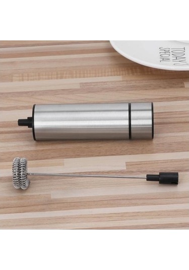 Soulader Elektrikli Süt Köpürtücü - Paslanmaz Çelik Çubuk İle Otomatik Süt Isıtıcı Ve Köpük Yapma Makinesi Evde Kafe Kalitesi Latte, Cappuccino, Sıcak Çikolata Hazırlama Aleti Gümüş