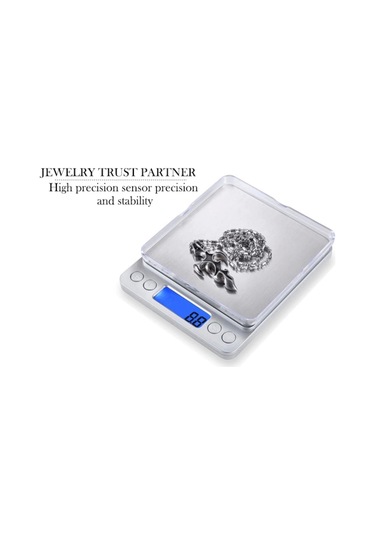 Dijital Hassas Mutfak Terazisi Hassas Tartı 2000 Gr./0.1 Gr. Hassasiyet 4172 Çok Renkli