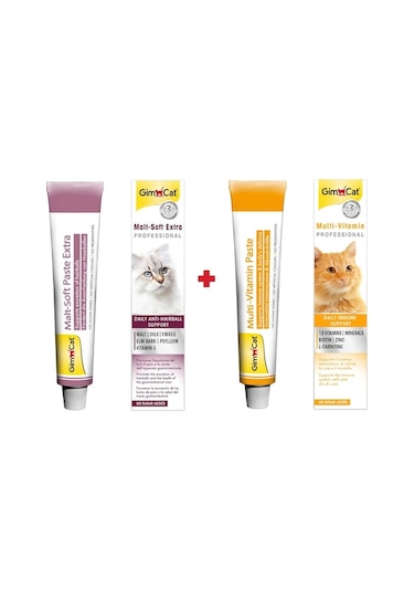 Gimcat Kedi Multivitamin 20 G + Gimcat Malt Soft Extra 20 G