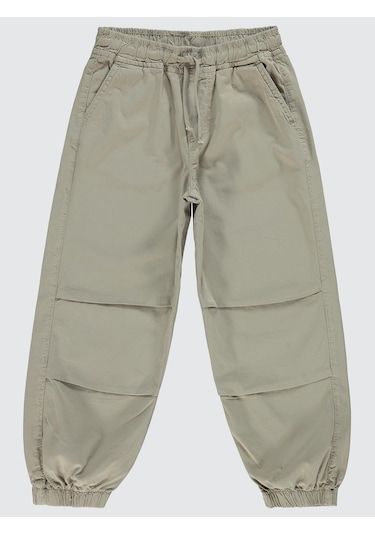 Civil Boys Paçası Lastikli 10-13 Yaş Pantolon - Siyah