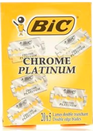 Bic Chrome Platinum Çift Taraflı Tıraş Bıçağı 5 x 20'li