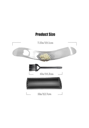 Sarımsak Pres Makinesi Kırıcı Doğrayıcı Sıkacağı Dilimleyici Kıym Çok Renkli