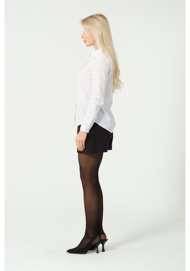 Basic Gömlek Beyaz Beyaz