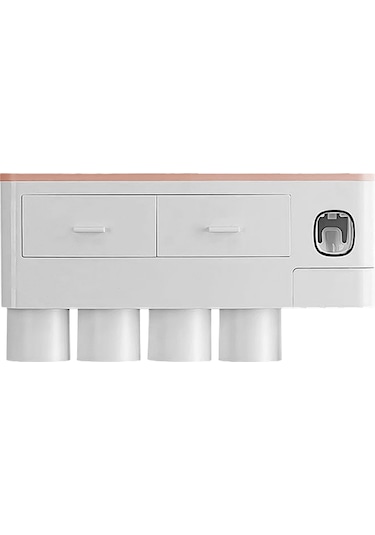 Geeksen Deliksiz Yer Tasarruflu Manyetik Diş Fırçası Askısı, Macun Sıkacağı Ve Bardaklı Banyo Düzenleyici Seti - Ev & Ticari Kullanım Pembe Geeksen Deliksiz Yer Tasarruflu Manyetik Diş Fırçası Askısı, Macun Sıkacağı Ve Bardaklı Banyo Düzenleyici Seti - Ev & Ticari Kullanım Pembe