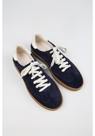 Krahe Palminteri 2 Erkek Hakiki Deri Bağcıklı Laci-ekru Sneakers