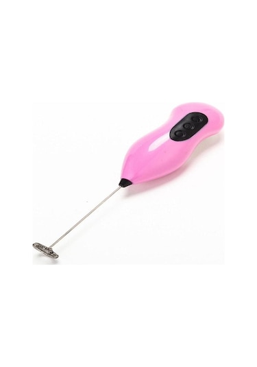 Pilli Mini Mixer Kahve Süt Köpürtücü Karıştırıcı Cappucino Mikser Çok Renkli