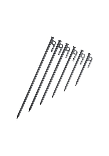 Neevoyu Campıngmoon T Serisi 25cm Karbon Çelik Kamp Çadır Pini - Dayanıklı, Pas Koruyucu, Sert Zemin Uyumlu, Kolay Takılabilir Çok Renkli