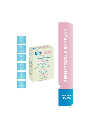 Biobaby Dermatolojik Şampuan 150 ml - Konak Önleyici  Şampuan