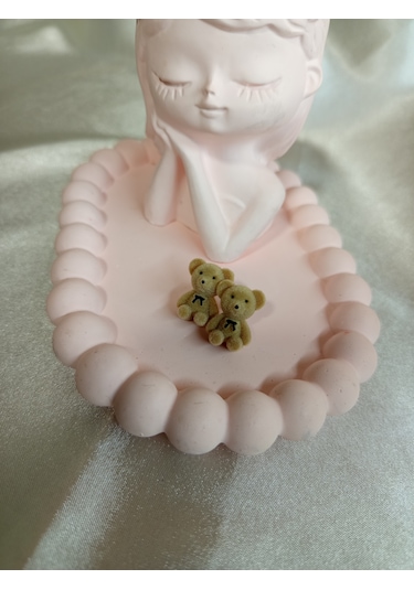 Kahverengi Peluş Ayıcık Küpe