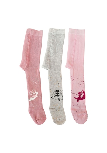 3Lü Kız Bebek/Çocuk Havlu Külotlu Çorap Pamuklu Kışlık Kalın