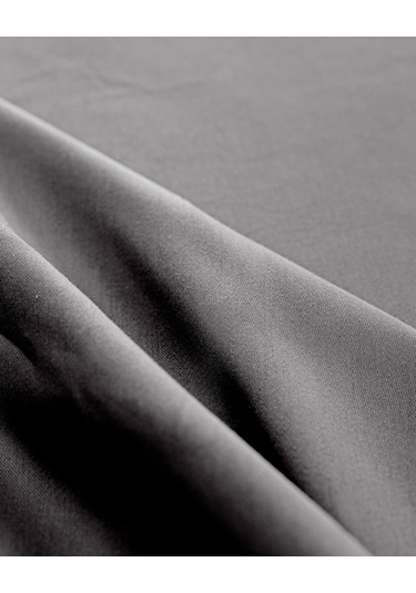 Ciel Tek Kişilik Plus %100 Pamuk Lastikli Saten Çarşaf - Gri 8684427179215 Gri