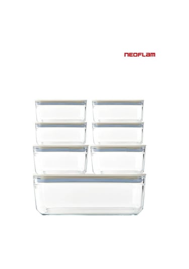 Neoflam Perfect Seal Cam Saklama Seti 7 Parça
