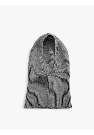 Koton Basic Balaklava Kar Maskesi Gri 5wam50099aa Gri