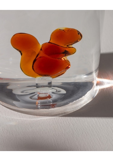 Madame Coco Violet Borosilikat Cam Bardak - Kahverengi - 350 Ml 8684427127520 Toprak