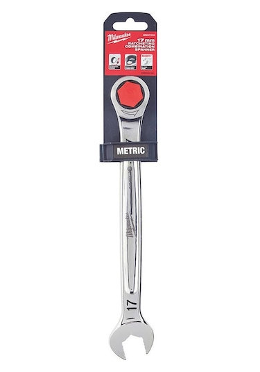 Milwaukee 17 Mm Maxbite Cırcır Kombinasyon Anahtarı 4932471510