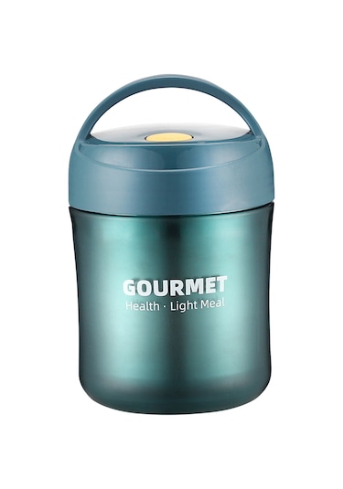 Hangfox 304 Çelik Isı Saklama Kupa, İçecek/sıcak Yemek İçin, Damlacık Önleyici Kapak, Şurup Ucu Ve Taşıma Kolu, 500ml, Okul/ofis/seyahat