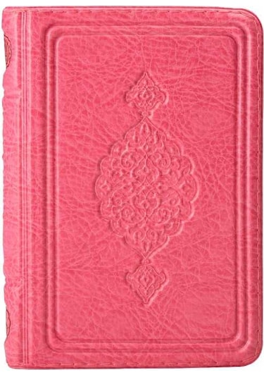 Cep Boy Kur'an-ı Kerim (Pembe, Kılıflı, Mühürlü)
