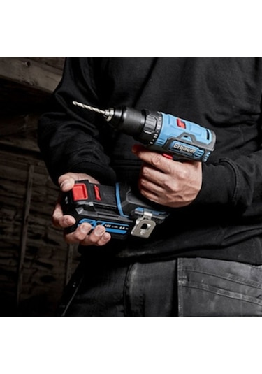 Erbauer EDD18-Li-2 18V 4Ah Tek Akülü Darbesiz Vidalama