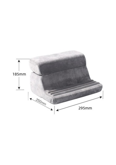 Suntek Tablet Yastık Standı Dizüstü Telefon Tutucu Rafı Gri