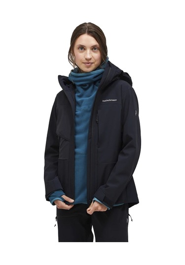 Peak Performance Peak Performance Ascent Softshell Kadın Montu 001 Siyah