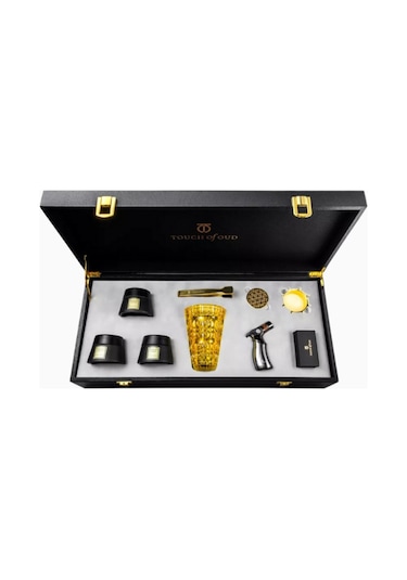 Touch Of Oud Dukhoon Hediye Seti, Arqa, Aghla, Amyaz Tütsü Ve Buhurdan