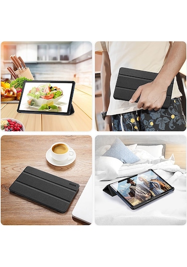 Dux Ducis Lenovo Uyumlu Tab M10 10.6 Domo Series Premium Deri Kılıf