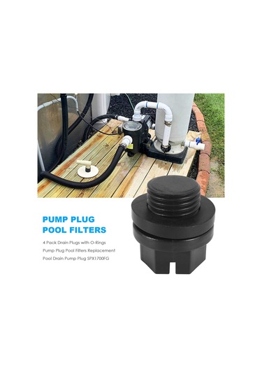 Paket O-ringli Tahliye Tapaları Pompa Tapası Havuz Filtreleri Yedek