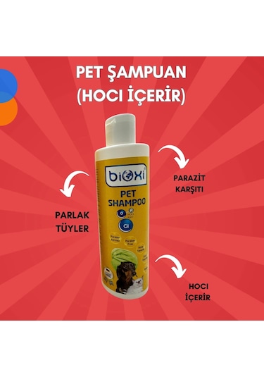 Bioxi Kedi Ve Köpek Şampuanı Shampoo 200 Ml