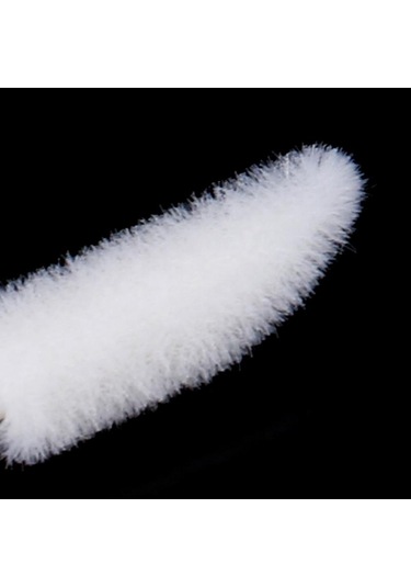 1000 Adet Tek Kullanımlık Dudak Fırçası Ruj Çubuğu Makyaj Araçları İçin Pamuklu Başlık