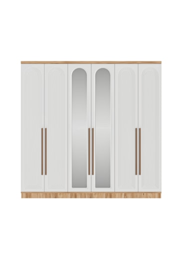 Rosa 6 Kapaklı Komple Mdf Yatak Odası Takımı