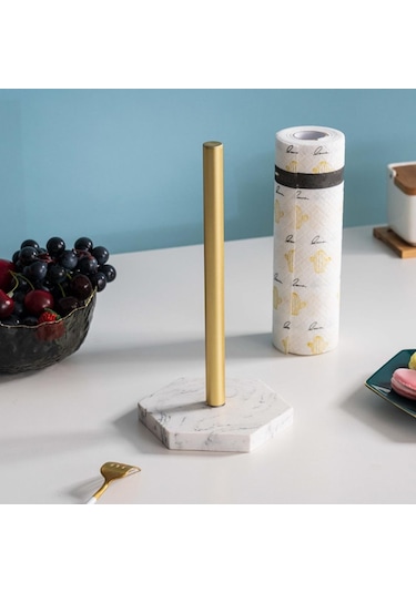 Suntek Tezgah Üstü Rulo Kağıtlık El Havlusu Mendil Standı Kaymaz Raf Dispenseri