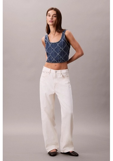 Calvin Klein Tamamı Baskılı Ck Atlantic Kadın Mavi Bluz Lv047d708g-yy2 Mavi