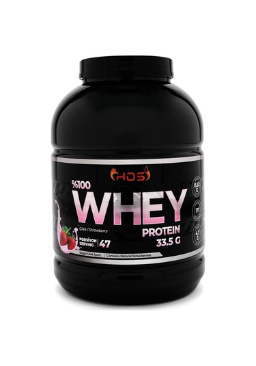 Hos %100 Whey Protein Çilek Aromalı - 1540gr