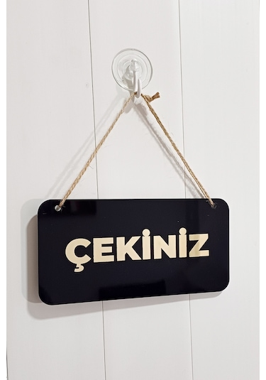 Kl-itnc52 - Cam Kapılar İçin İtiniz Çekiniz Tabelası 20 10 Cm