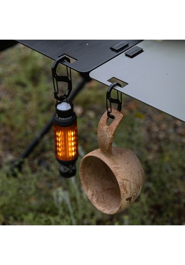 Yifomall Kamp Ve Doğa Etkinlikleri İçin Çift Paket S Tipi Çelik Kanca - Hafif Ve Çok Amaçlı Çantalar İçin Güvenli Asma Aracı