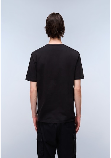 Napapijri S-badge Ss 1 Erkek T-shirt-31959 Siyah