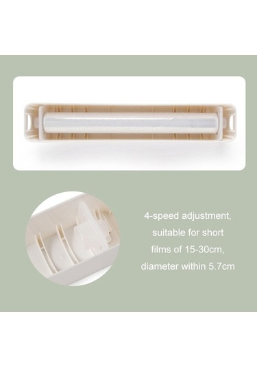 Pazly Cbtx Duvara Monte Manyetik Sarılmak Film Mutfak Kağıdı Depolama Kesici Tek Kesici, Mutfak Kağıdı Kolaylaştırıcı Gri