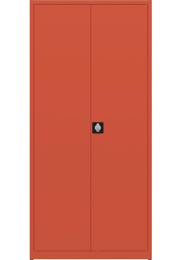 Çelik Dosya Dolabı Metal Dolap Ofis Dolapları Arşiv 80x38x180 Turuncu